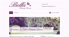 Desktop Screenshot of bellabeautyrooms.com